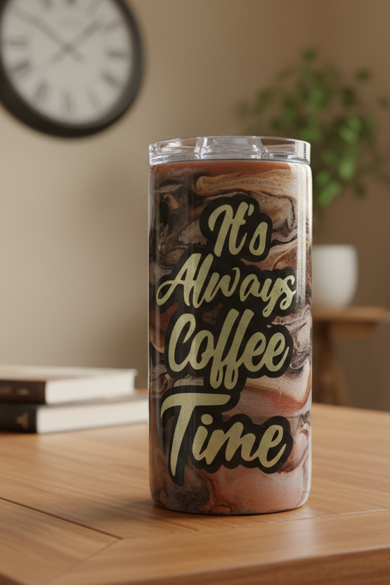 It's Always Coffee Time 15-ounce Tumbler