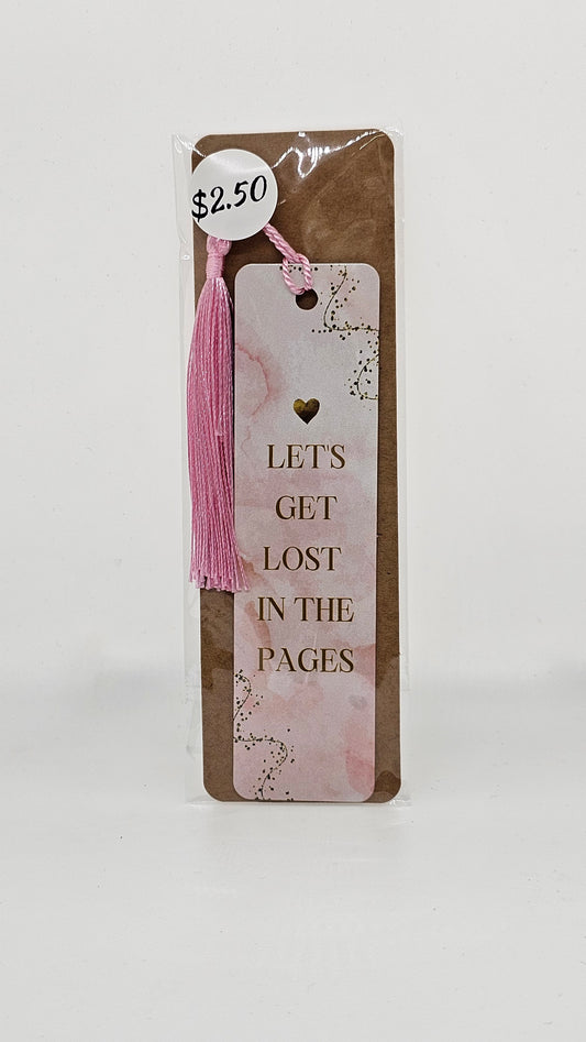 Let's Get Lost in the Pages Bookmark
