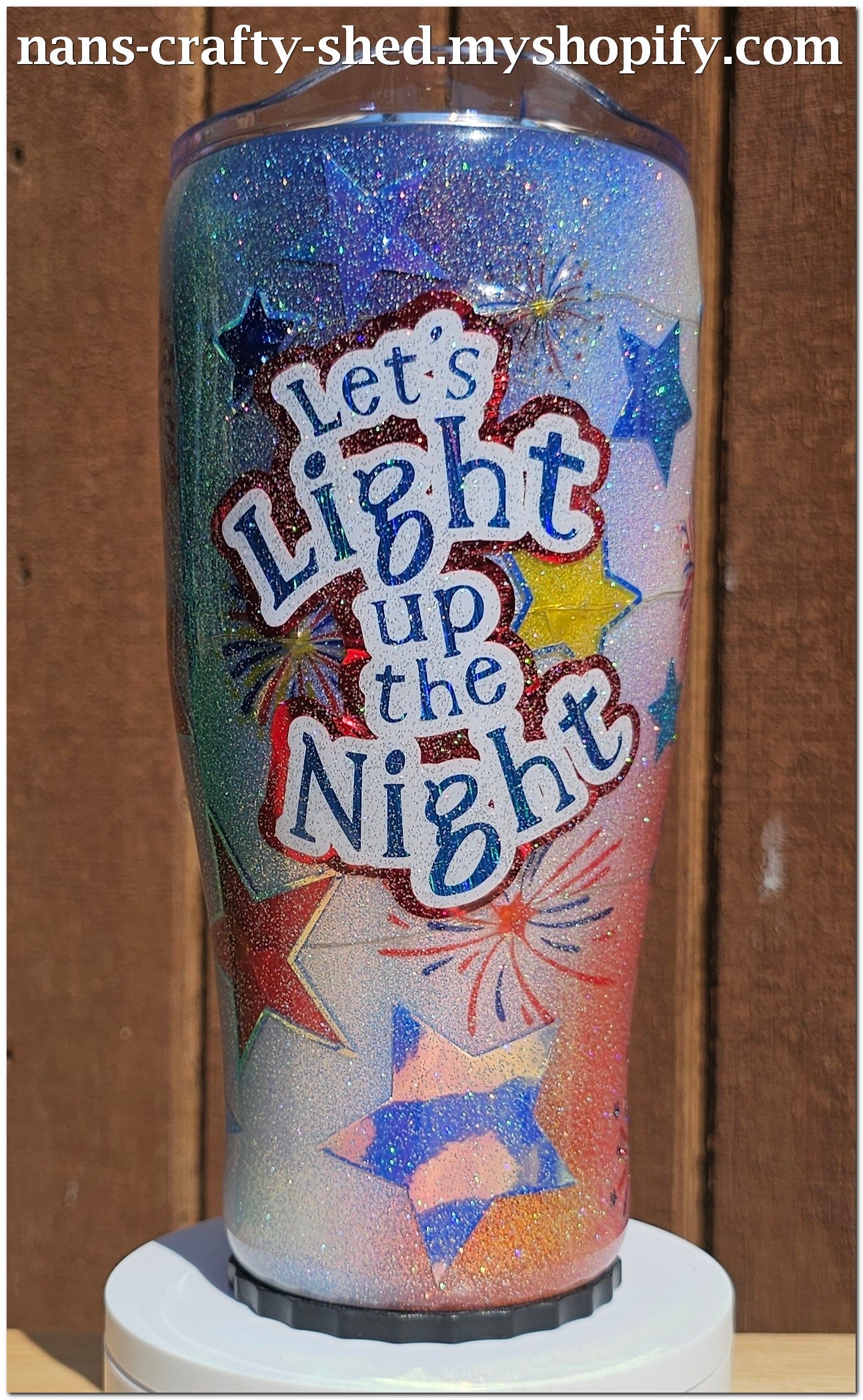 Light Up the Night 30 ounce tumbler that really lights up!