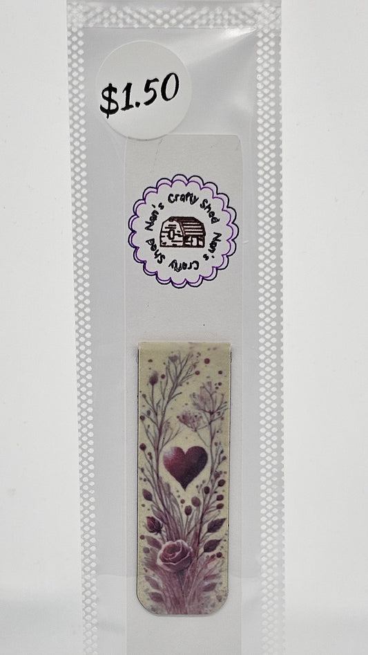 Heart Magnetic Bookmark