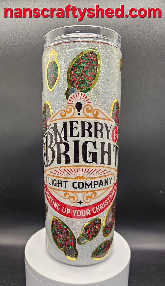 Merry and Bright 20-ounce Tumbler