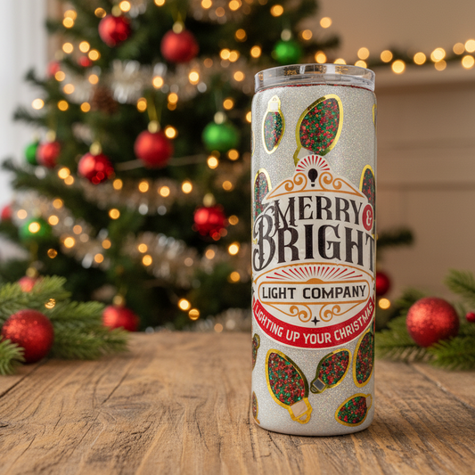 Merry and Bright 20-ounce Tumbler