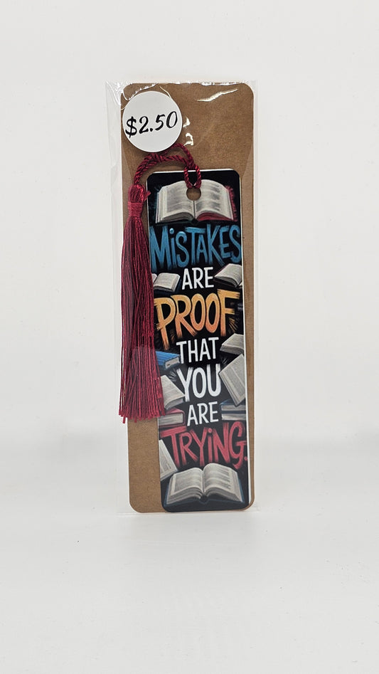 Mistakes Bookmark