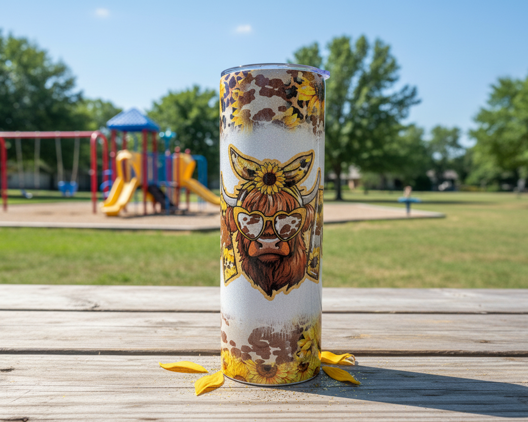 Highland Cow Mom 20oz Tumbler