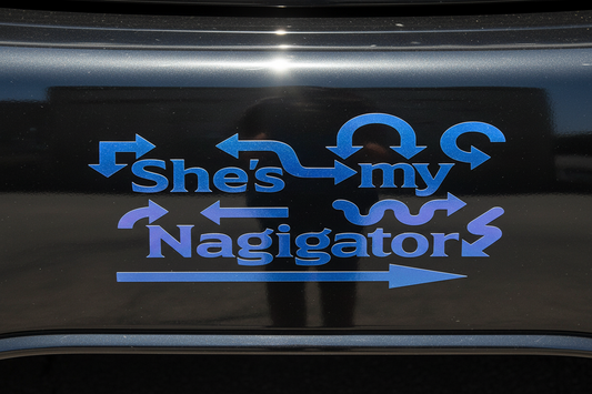 She is my Nagigator Decal
