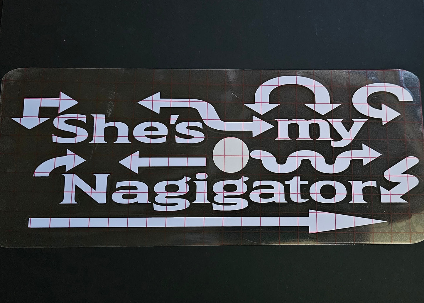 She is my Nagigator Decal