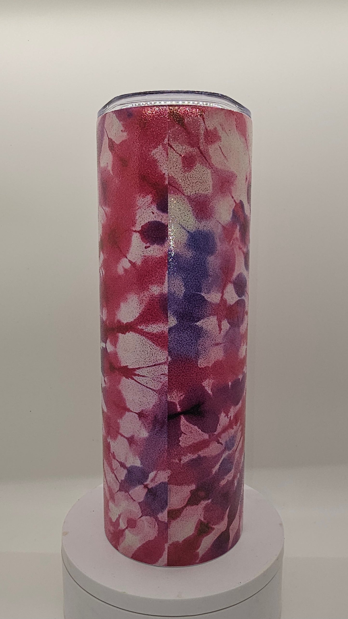 Pink and Purple Tie-dye 20oz Tumbler