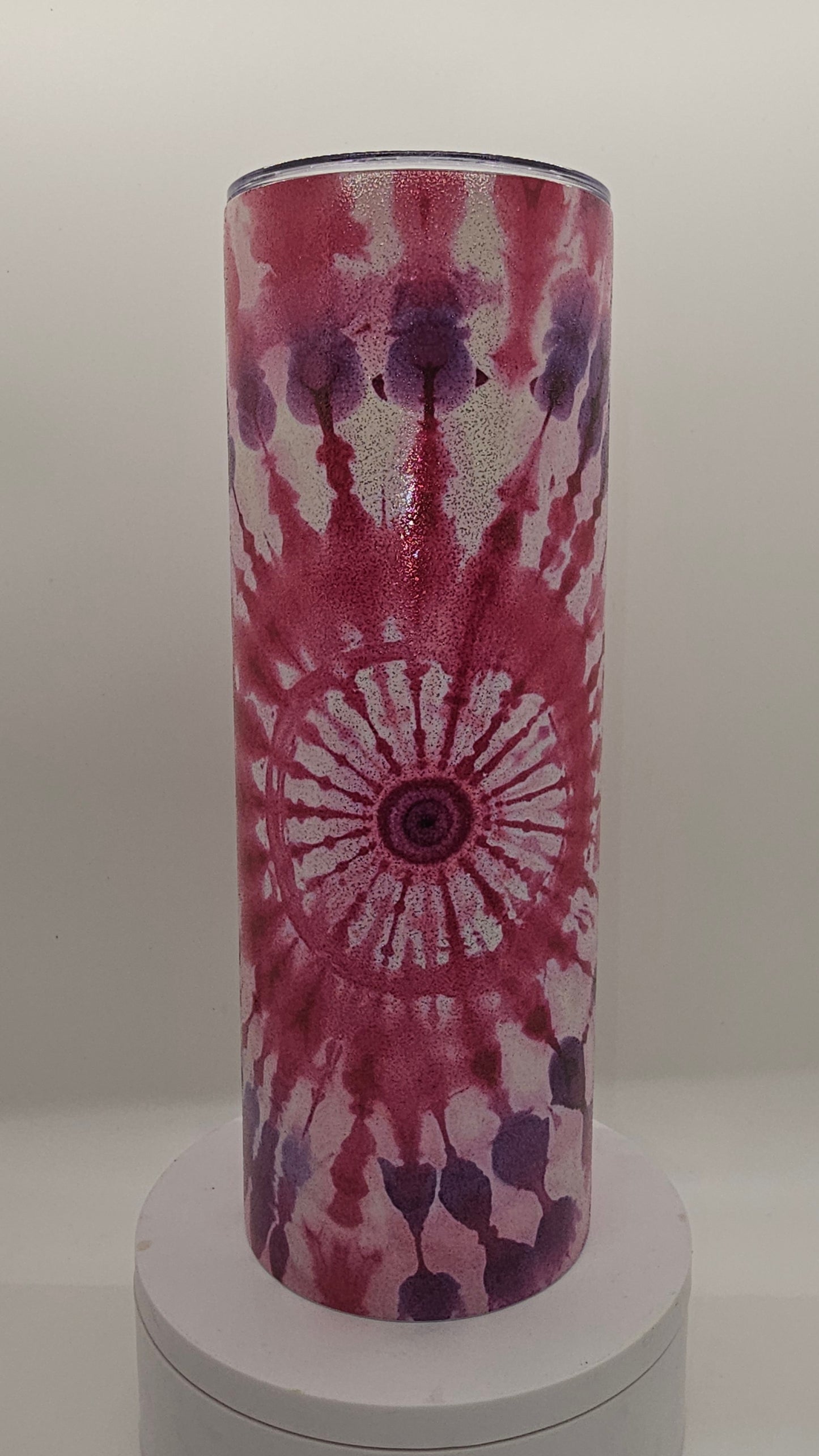 Pink and Purple Tie-dye 20oz Tumbler