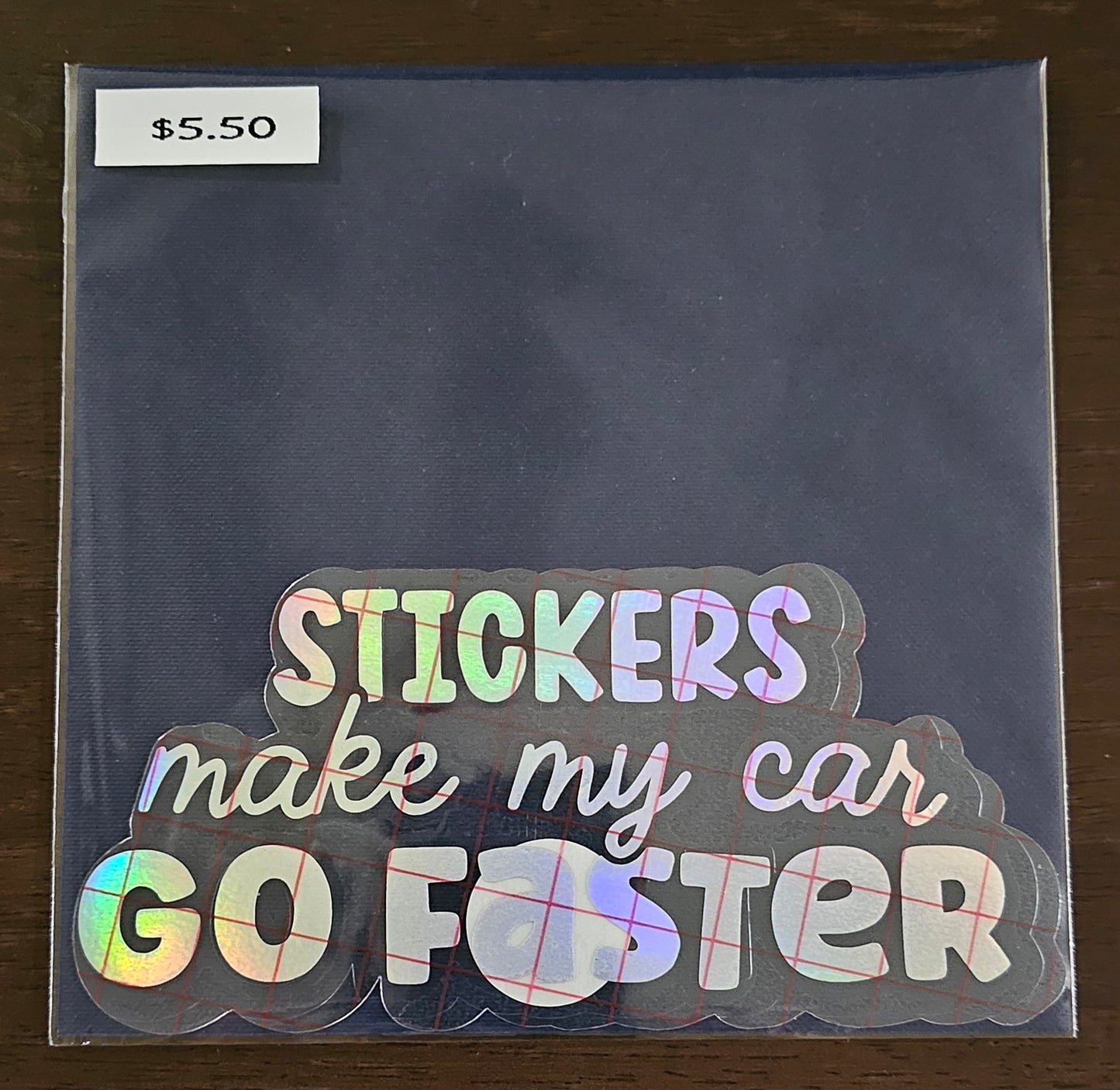 Stickers Make My Car Go Faster Decal