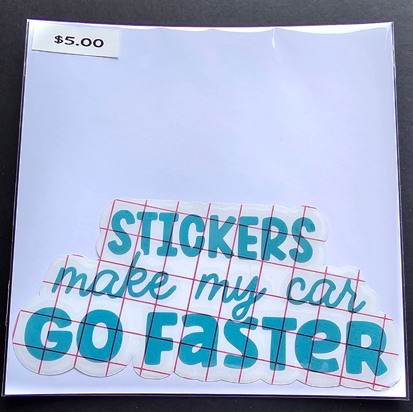 Stickers Make My Car Go Faster Decal
