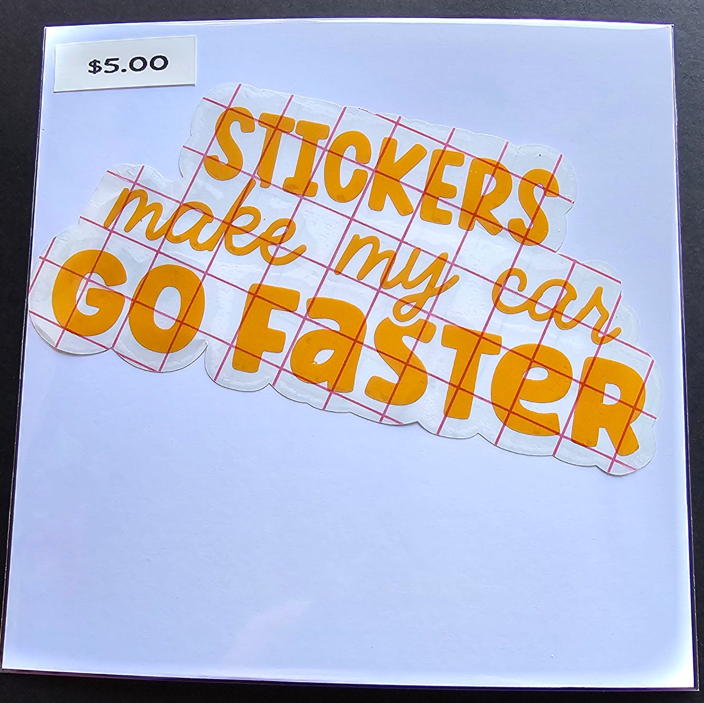 Stickers Make My Car Go Faster Decal