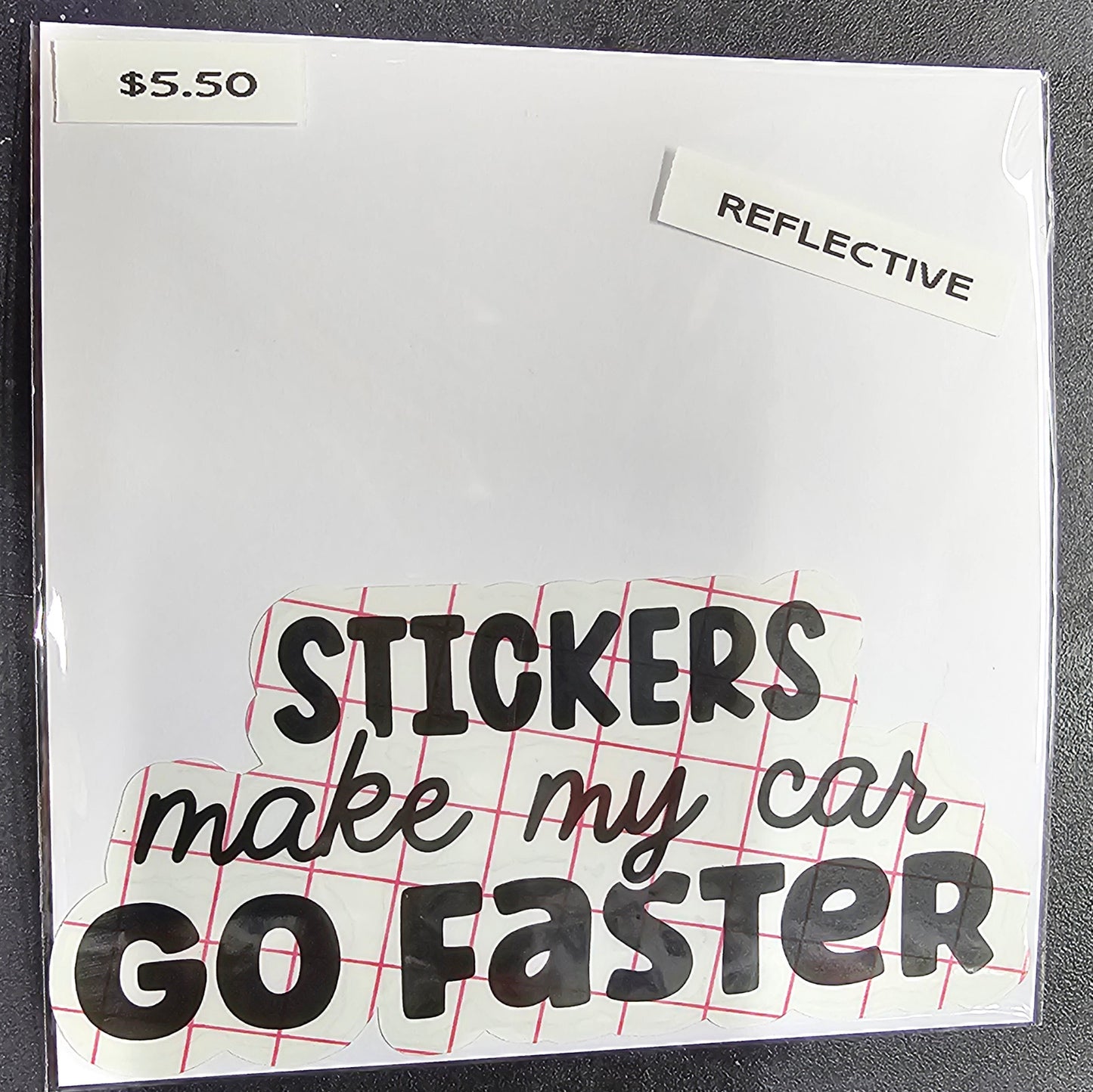 Stickers Make My Car Go Faster Decal