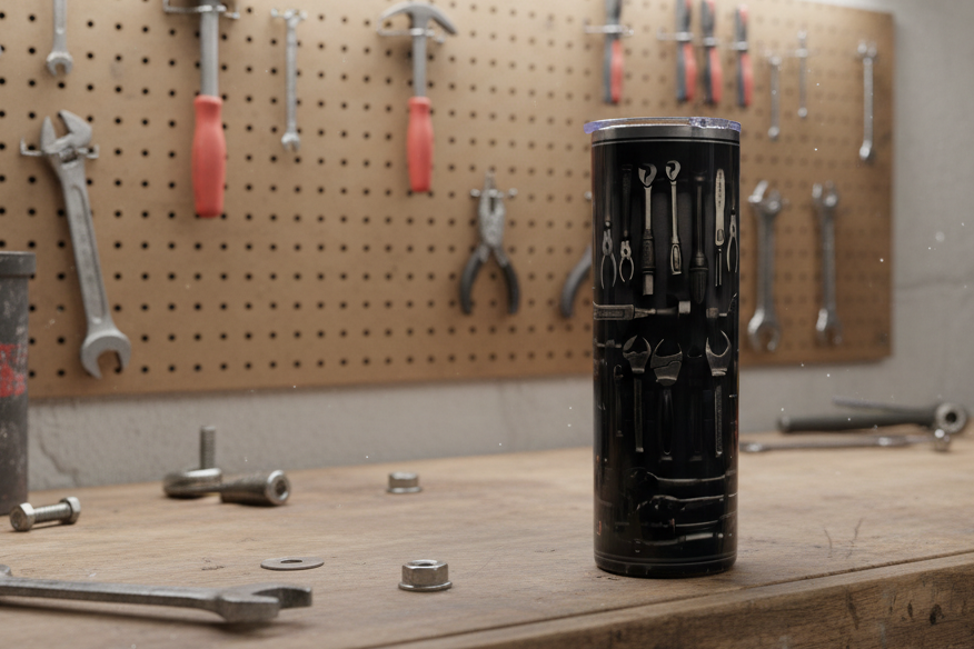 Strange Tools 20oz Tumbler with handle