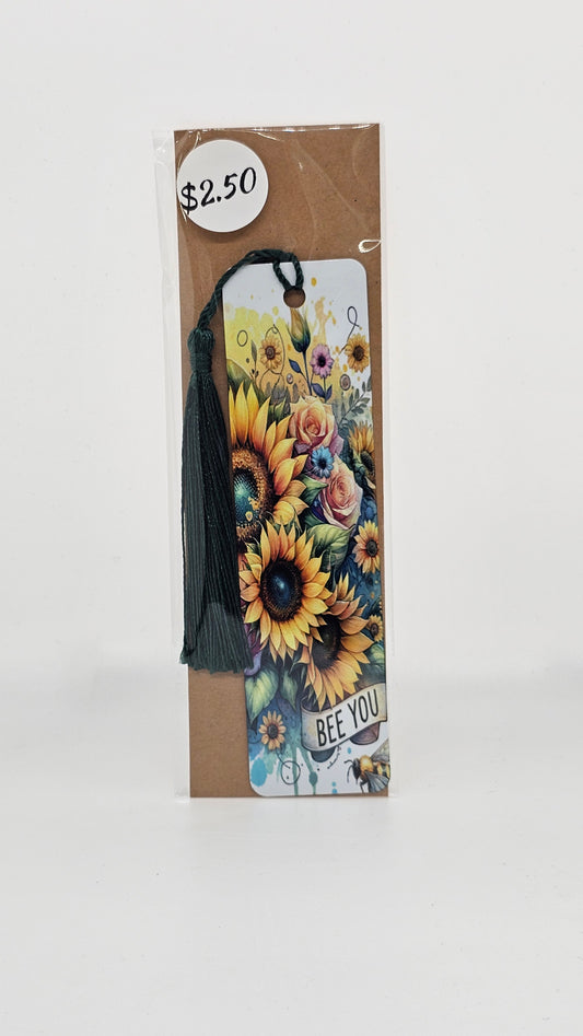 Bee You Sunflowers Bookmark