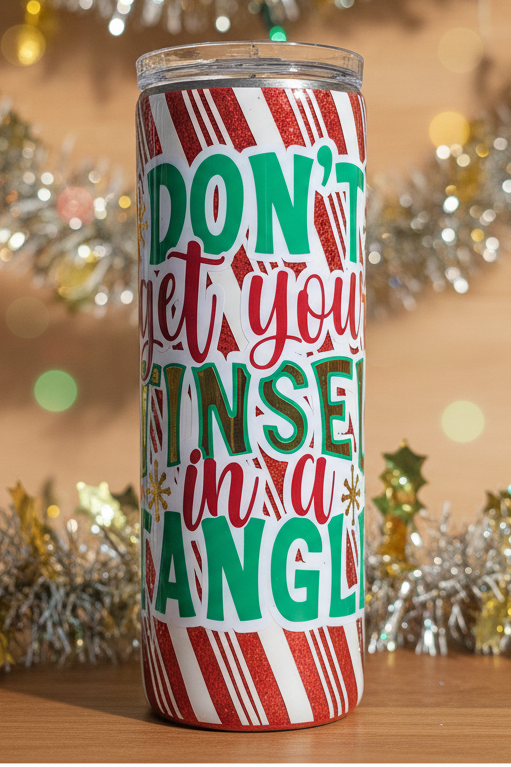 Don't Get Your Tinsel in a Tangle 20-ounce Tumbler