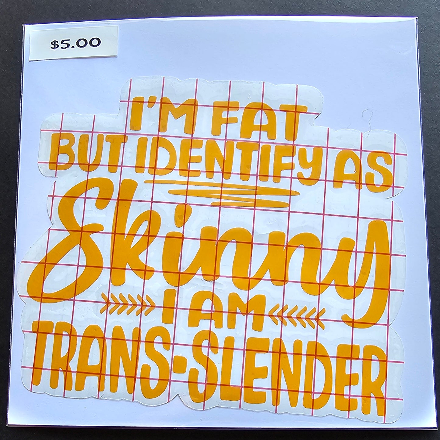 Trans-Slender Decal