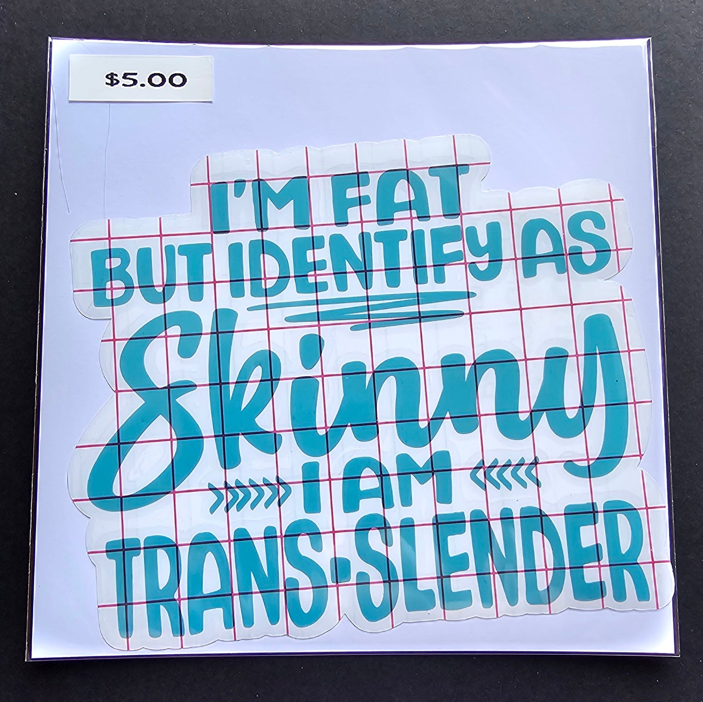 Trans-Slender Decal