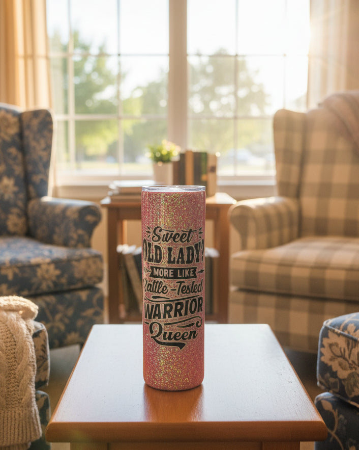 Battle Tested Warrior Queen 30oz Tumbler