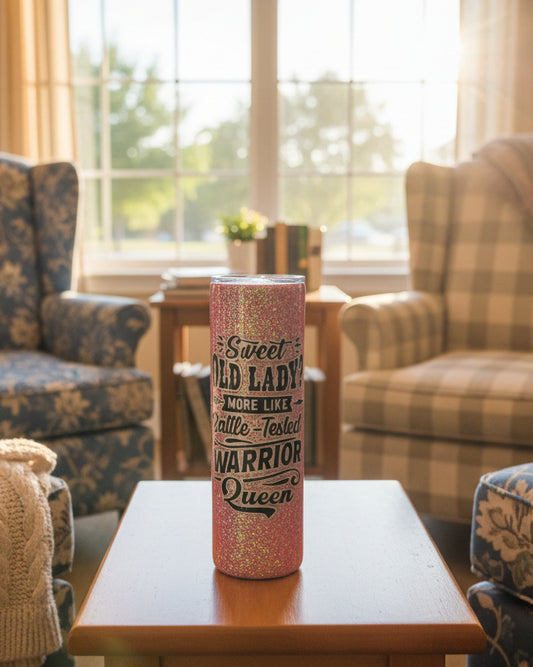 Battle Tested Warrior Queen 30oz Tumbler