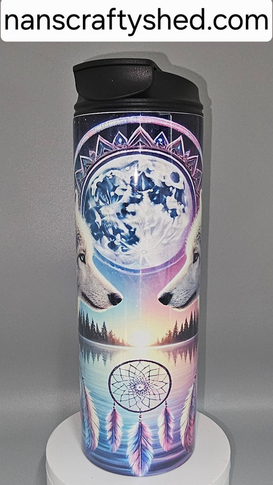 White Wolves 20-ounce Water Bottle