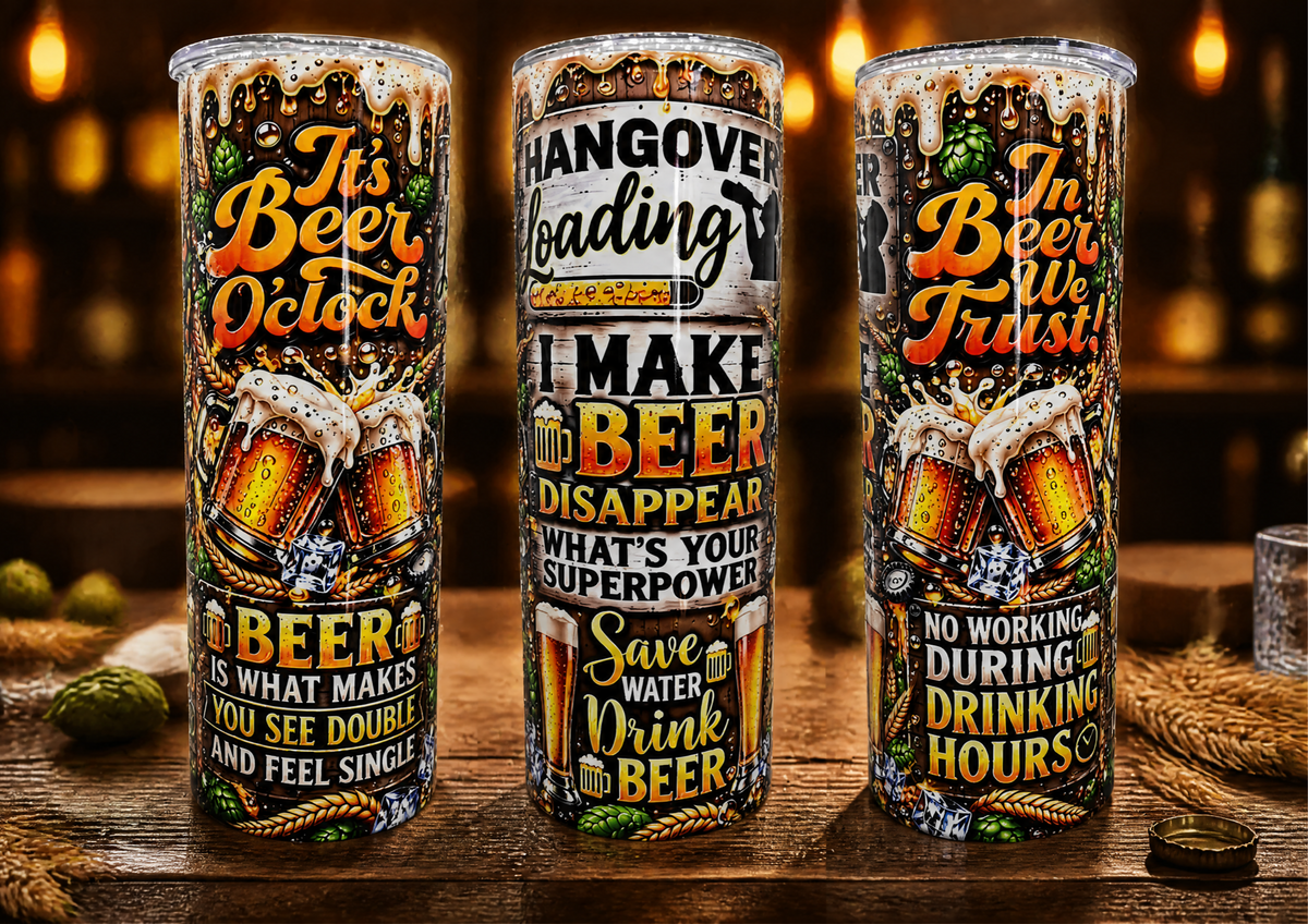 Beer-o-Clock 20-ounce Tumbler