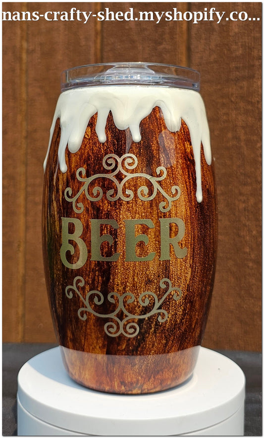 Beer Barrel 15-ounce Tumbler