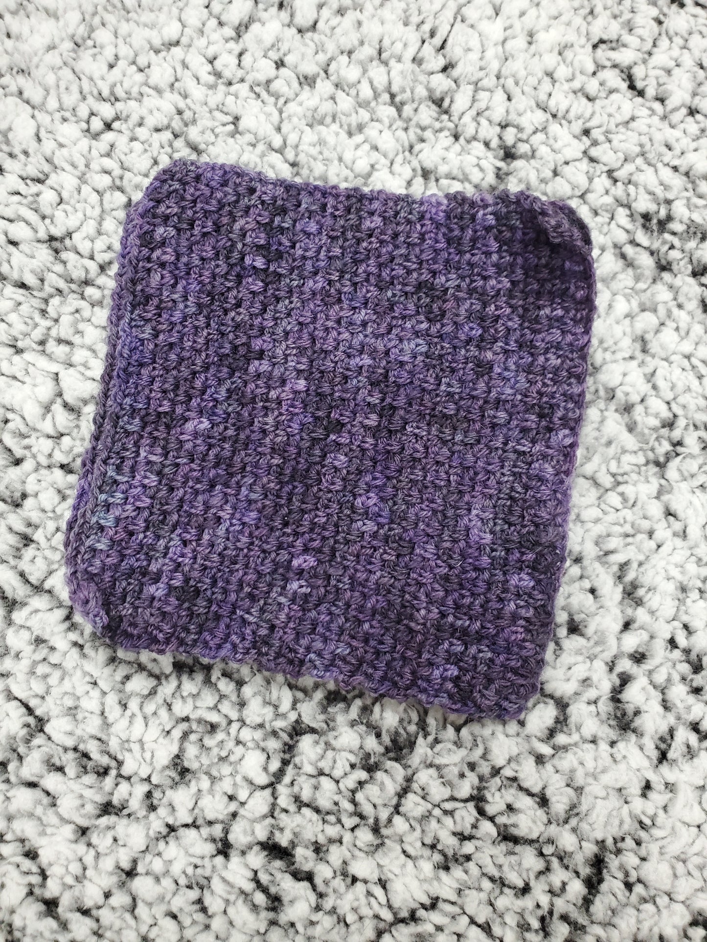 Shades of Purple Handmade Crocheted dishcloth/washcloth