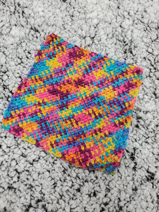 Colorful Handmade Crocheted dishcloth/washcloth