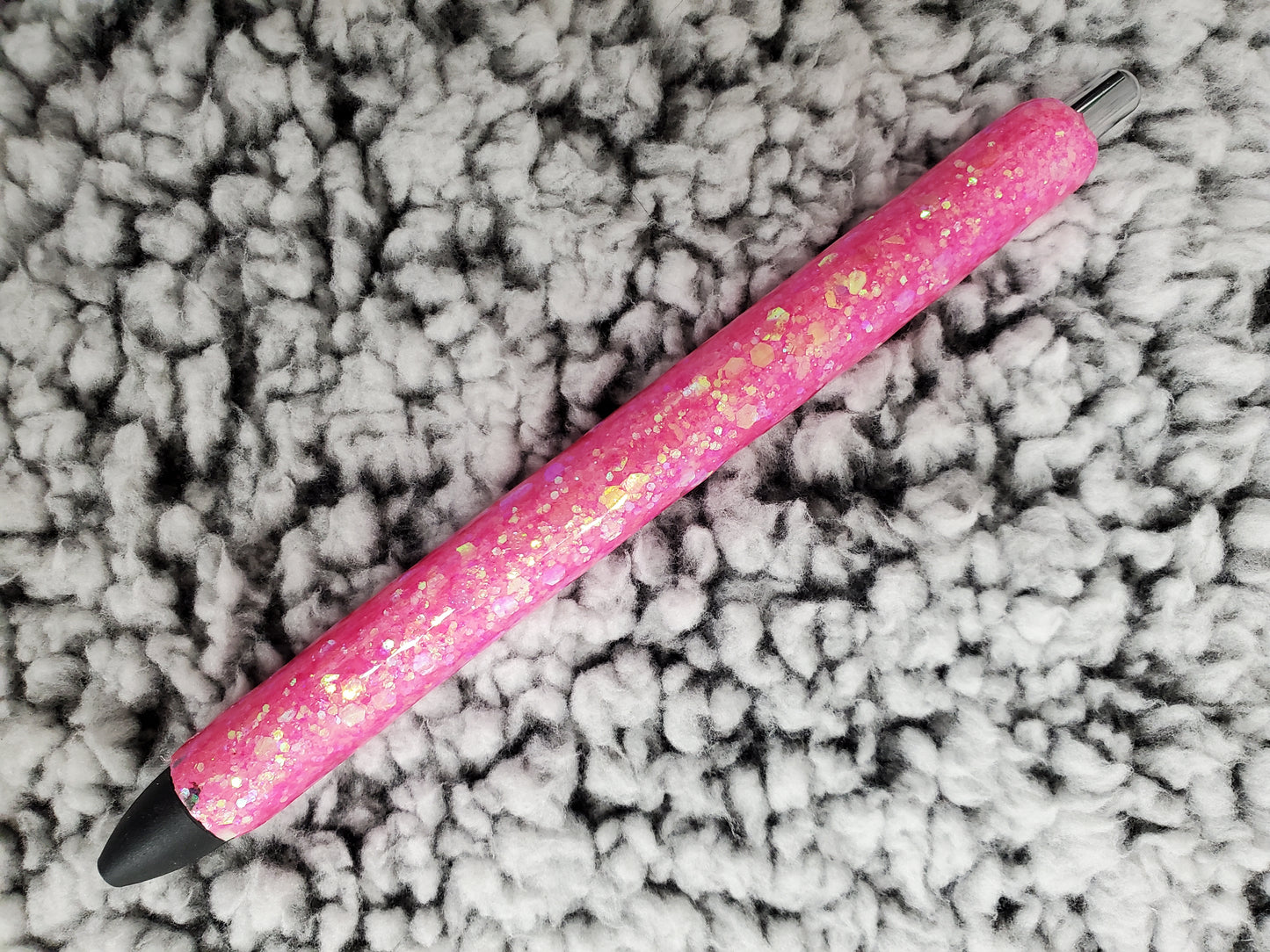 Pink Glitter Pen - Refillable gel