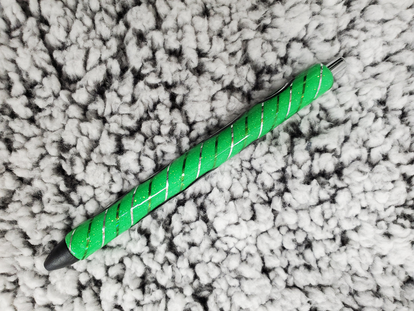 Green Believe Glitter Pen - Refillable gel