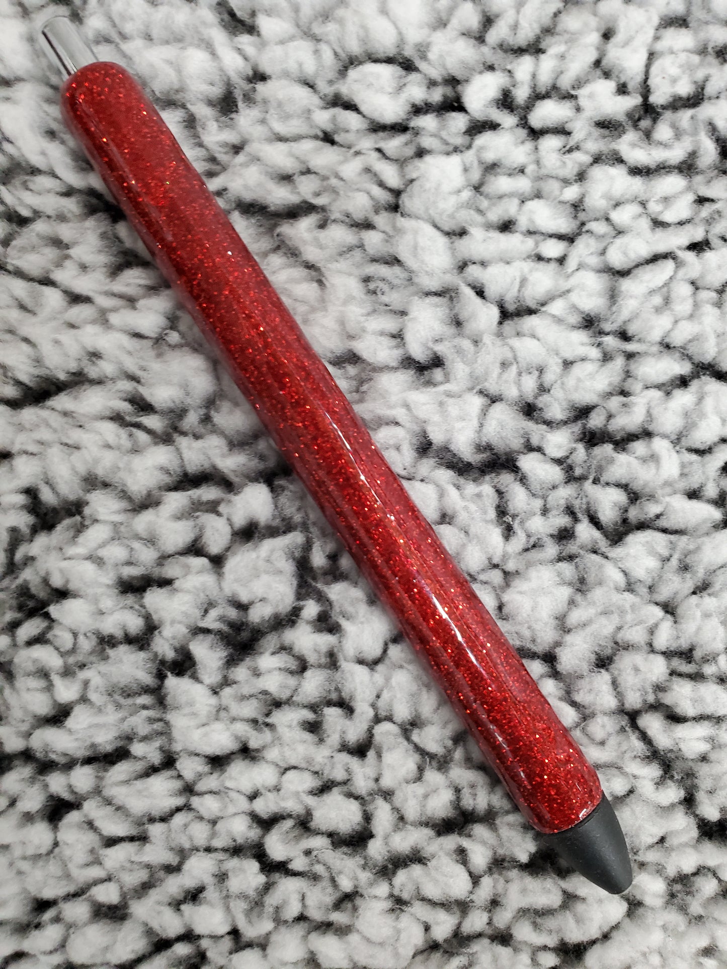 Red "LOVE" Glitter Pen - Refillable gel