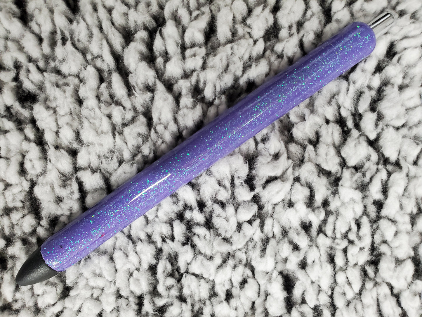 Light Purple "Grandma" Glitter Pen - Refillable gel.