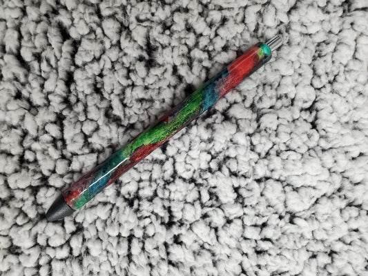 Blue, Green and Red Epoxy Pen