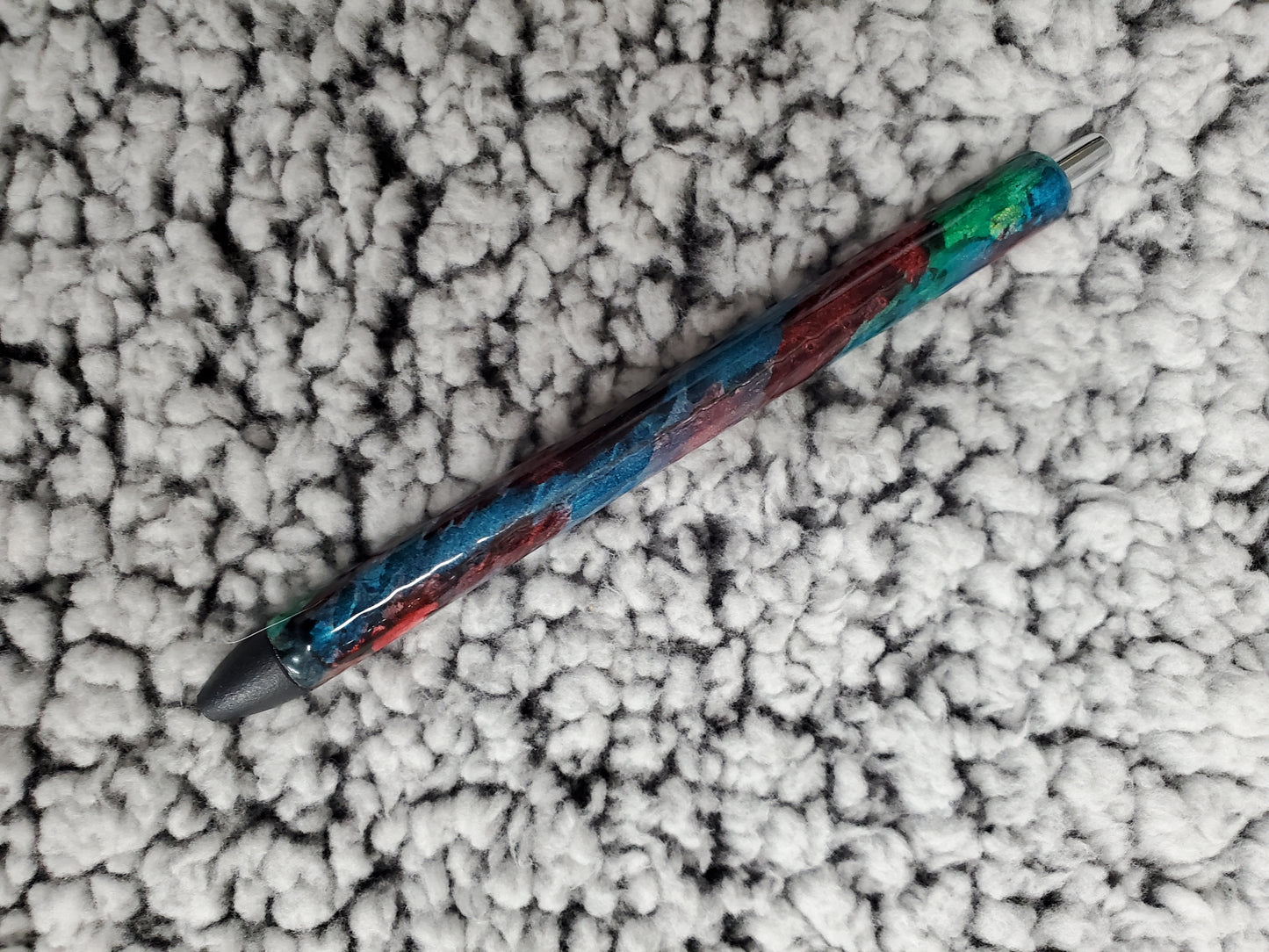 Blue, Green and Red Epoxy Pen