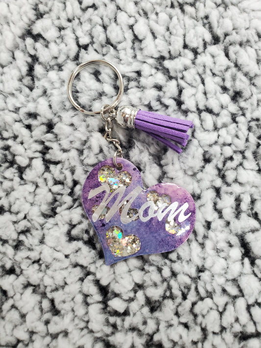 Keychain - Mom - Super sparkly