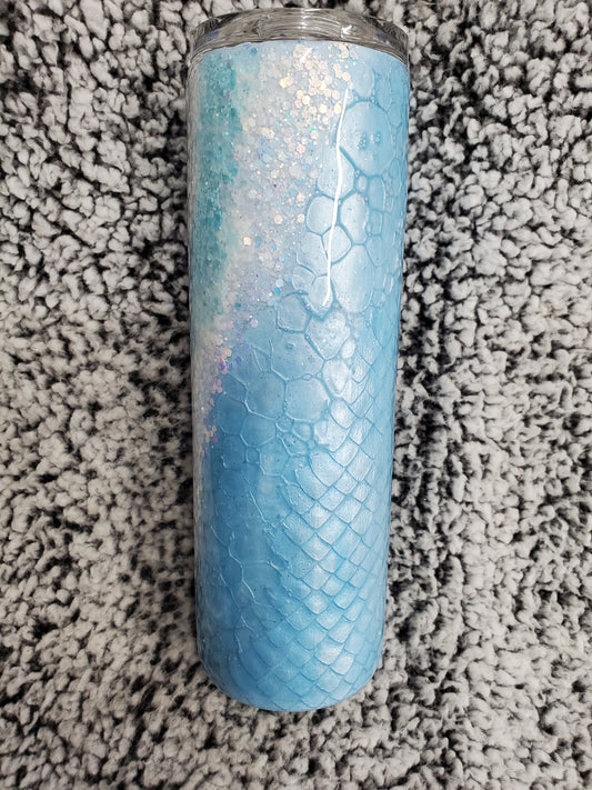 Blue Dragon Scale 30-ounce Glitter Tumbler