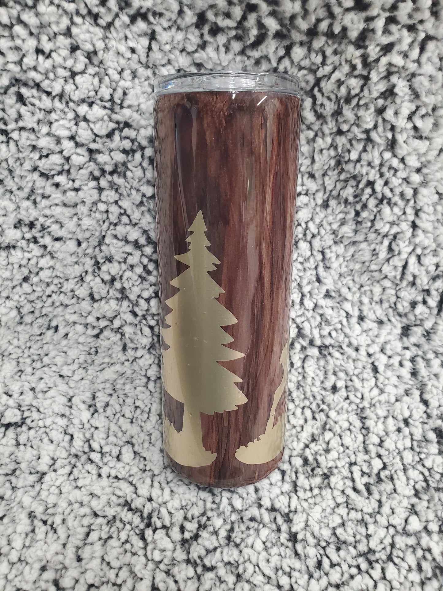 Dark Woodgrain 20-ounce Tumbler